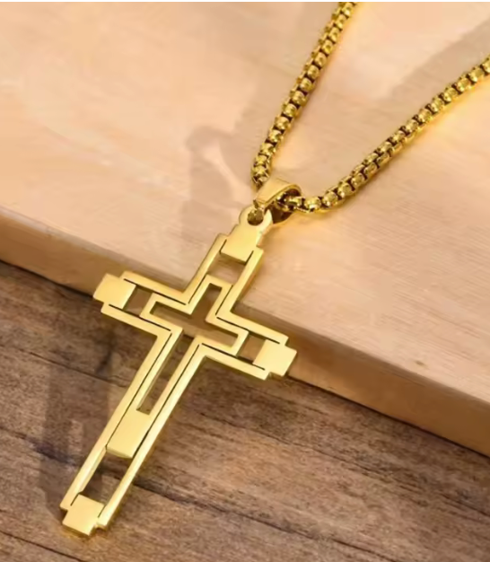 Antonio Cross Chain Stainless Steel Non Tarnish